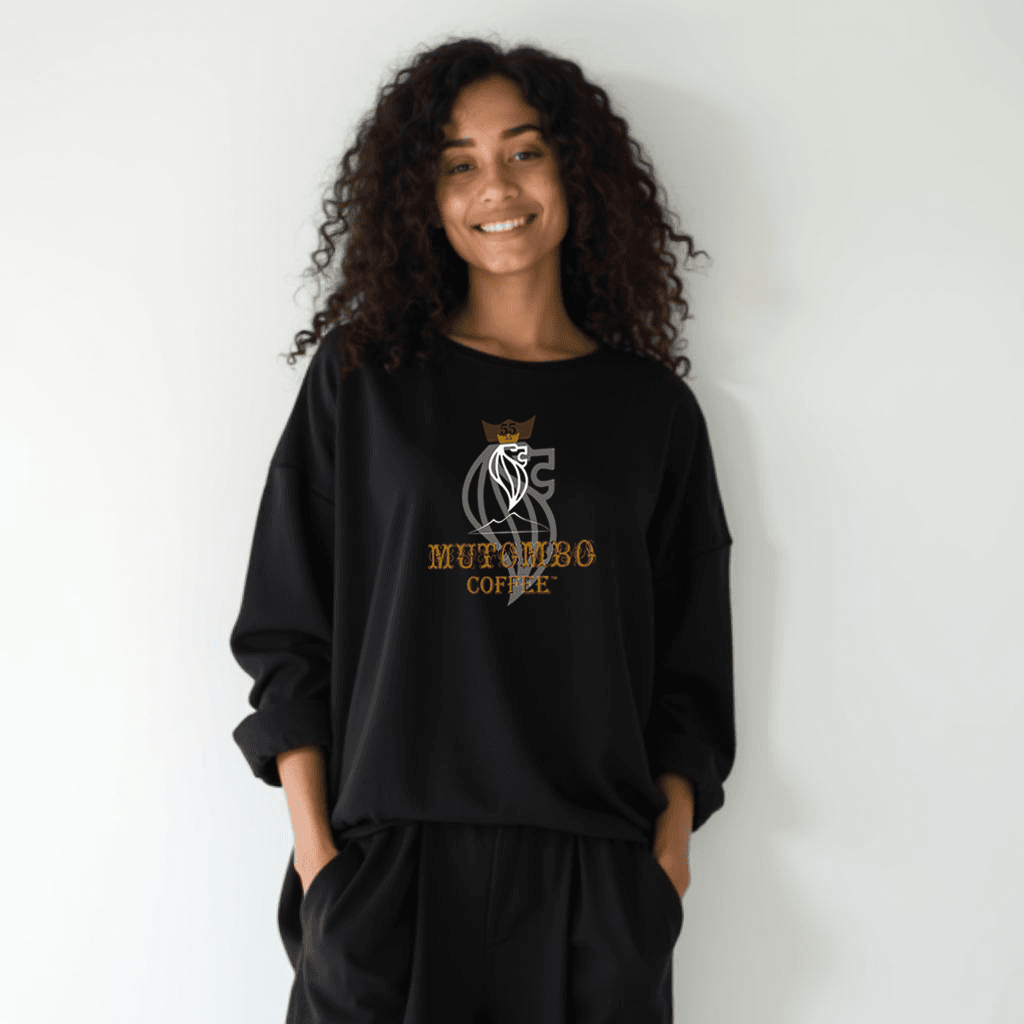 Bella Canvas, Long Sleeve, Lion Head T-Shirt - Mutombo Coffee