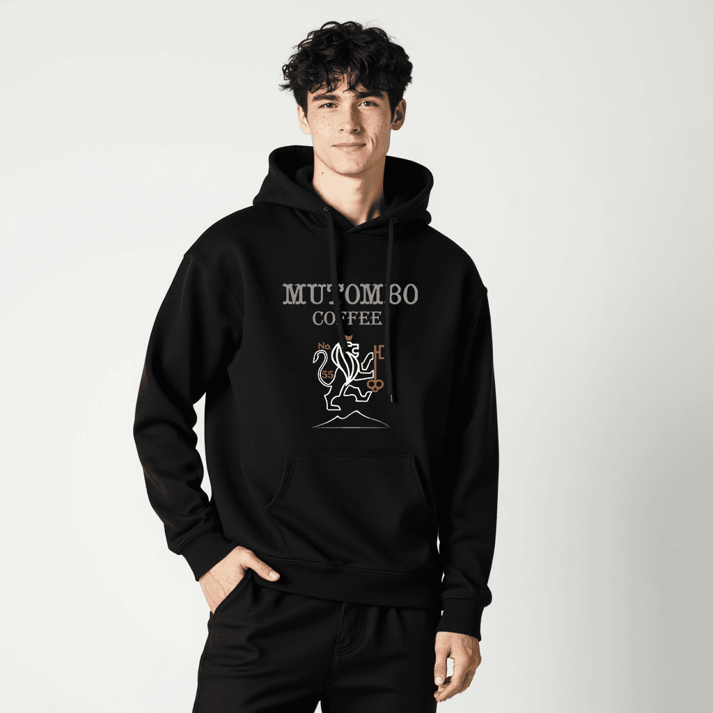 Mutombo Coffee Hoodie, Black - Mutombo Coffee