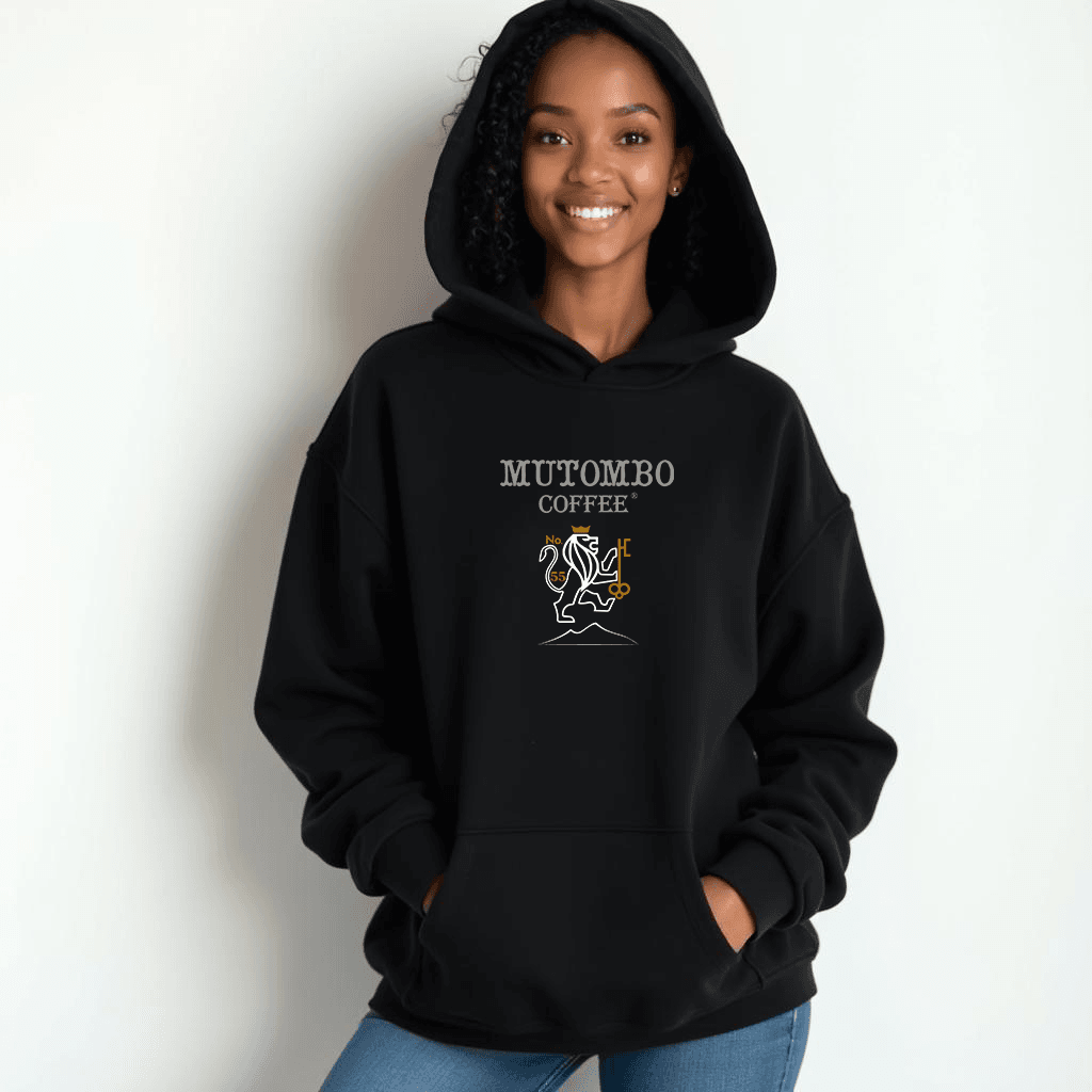 Mutombo Coffee Hoodie, Black - Mutombo Coffee