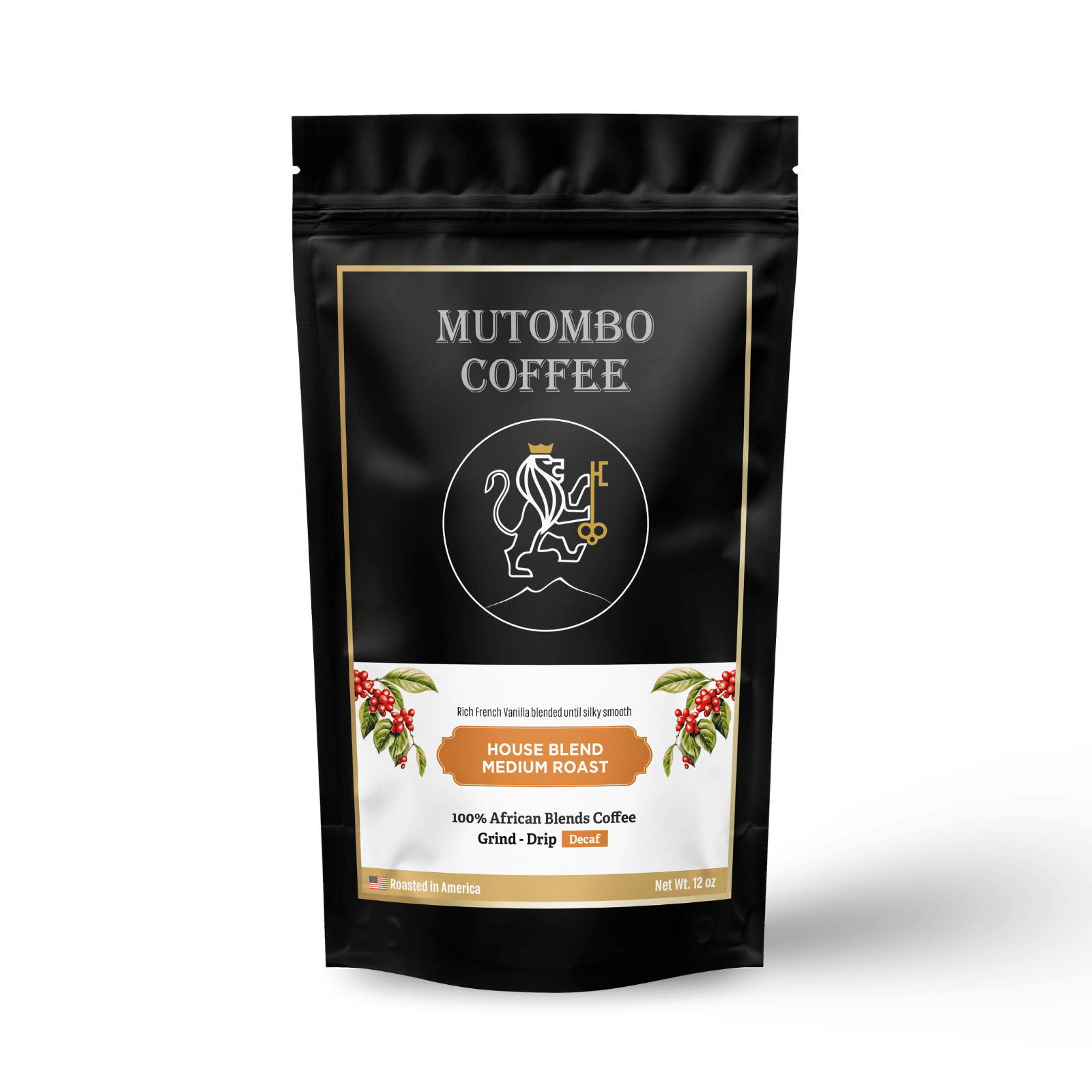 Mutombo Coffee House Blend, 12 oz. - Mutombo Coffee