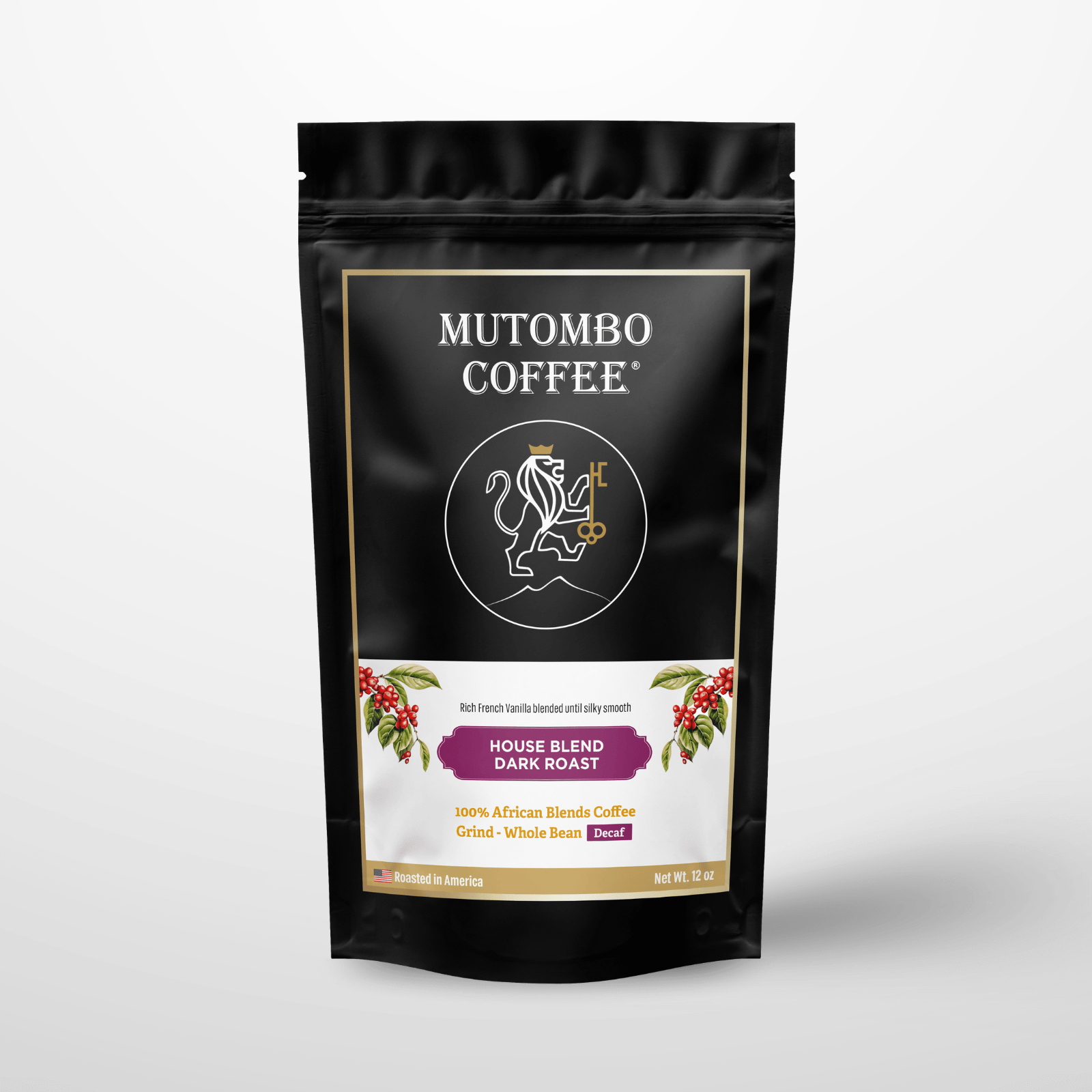 Mutombo Coffee House Blend, 12 oz. - Mutombo Coffee