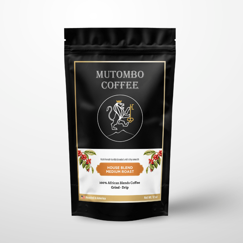 Mutombo Coffee House Blend, 12 oz. - Mutombo Coffee