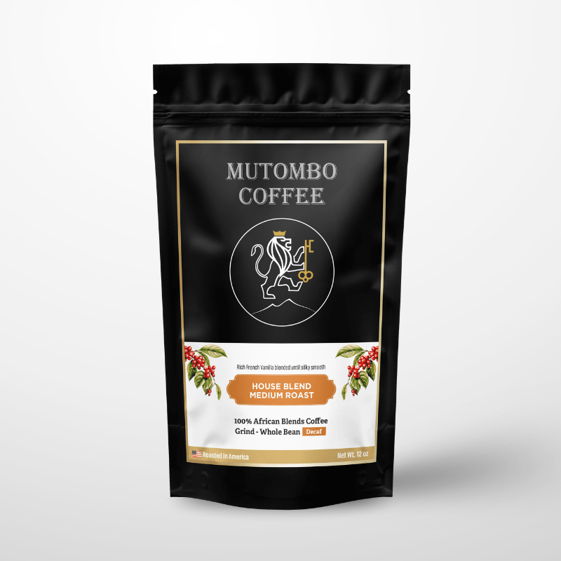 Mutombo Coffee House Blend, 12 oz. - Mutombo Coffee