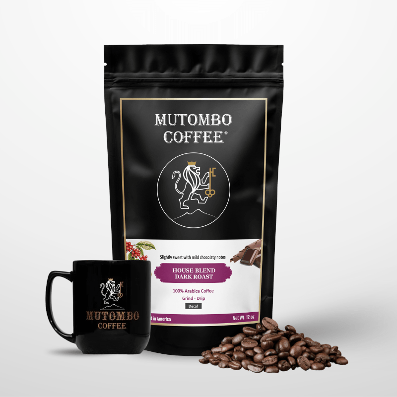 Mutombo Coffee House Blend, 12 oz. - Mutombo Coffee