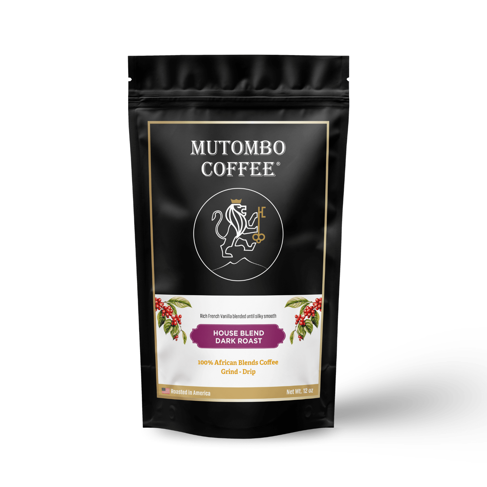Mutombo Coffee House Blend, 12 oz. - Mutombo Coffee