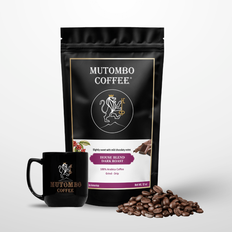 Mutombo Coffee House Blend, 12 oz. - Mutombo Coffee