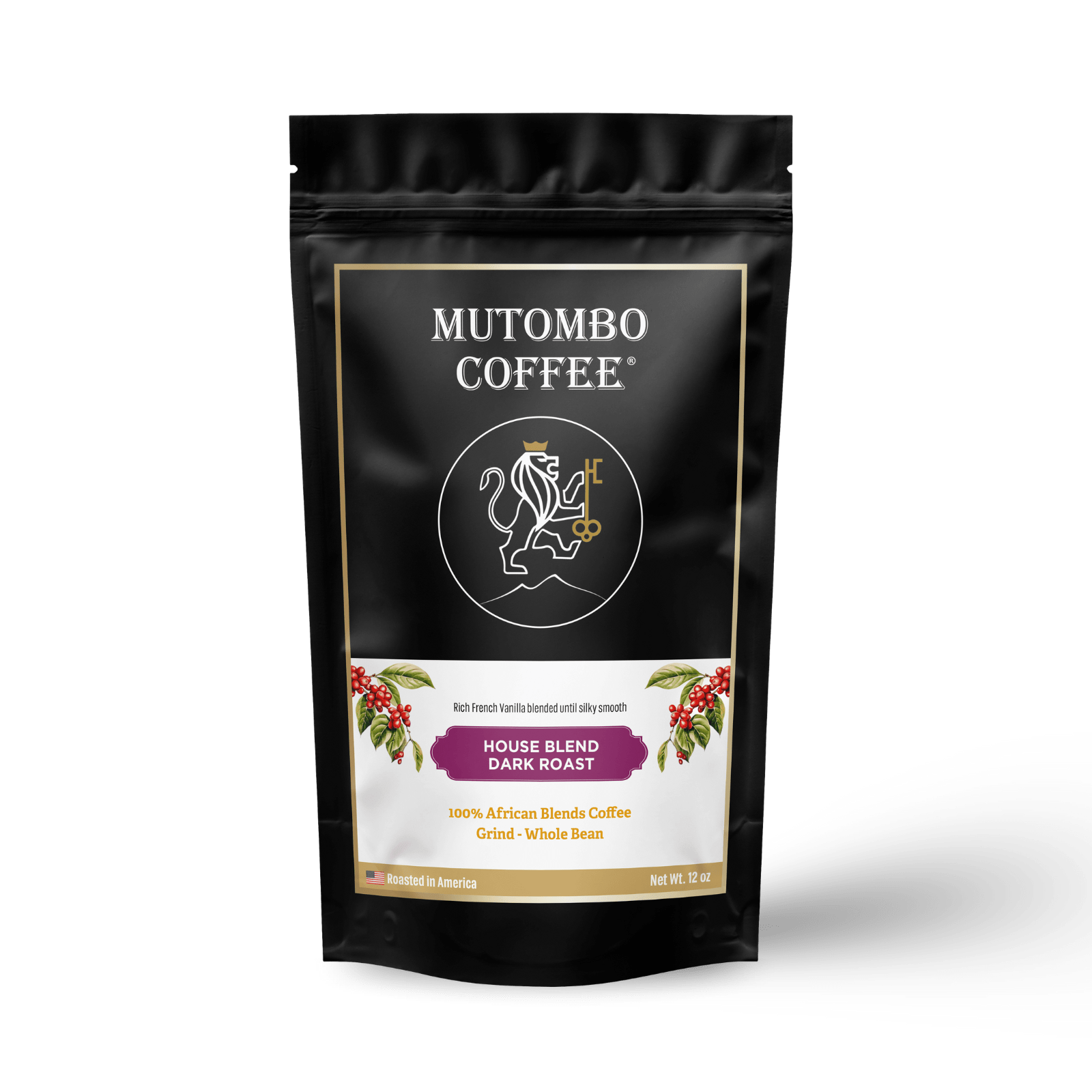 Mutombo Coffee House Blend, 12 oz. - Mutombo Coffee