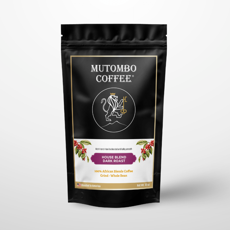 Mutombo Coffee House Blend, 12 oz. - Mutombo Coffee