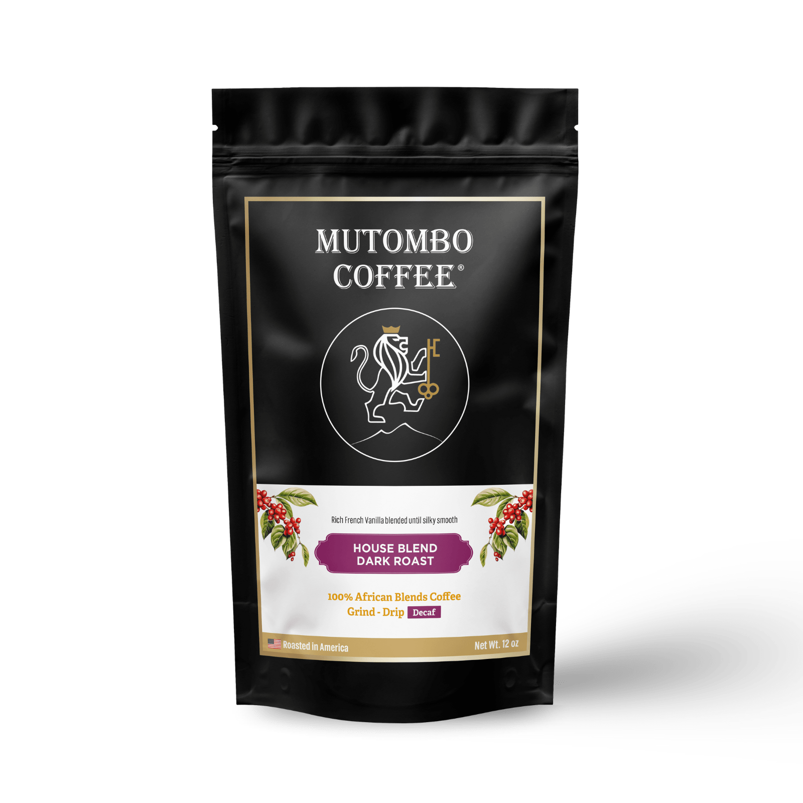 Mutombo Coffee House Blend, 12 oz. - Mutombo Coffee