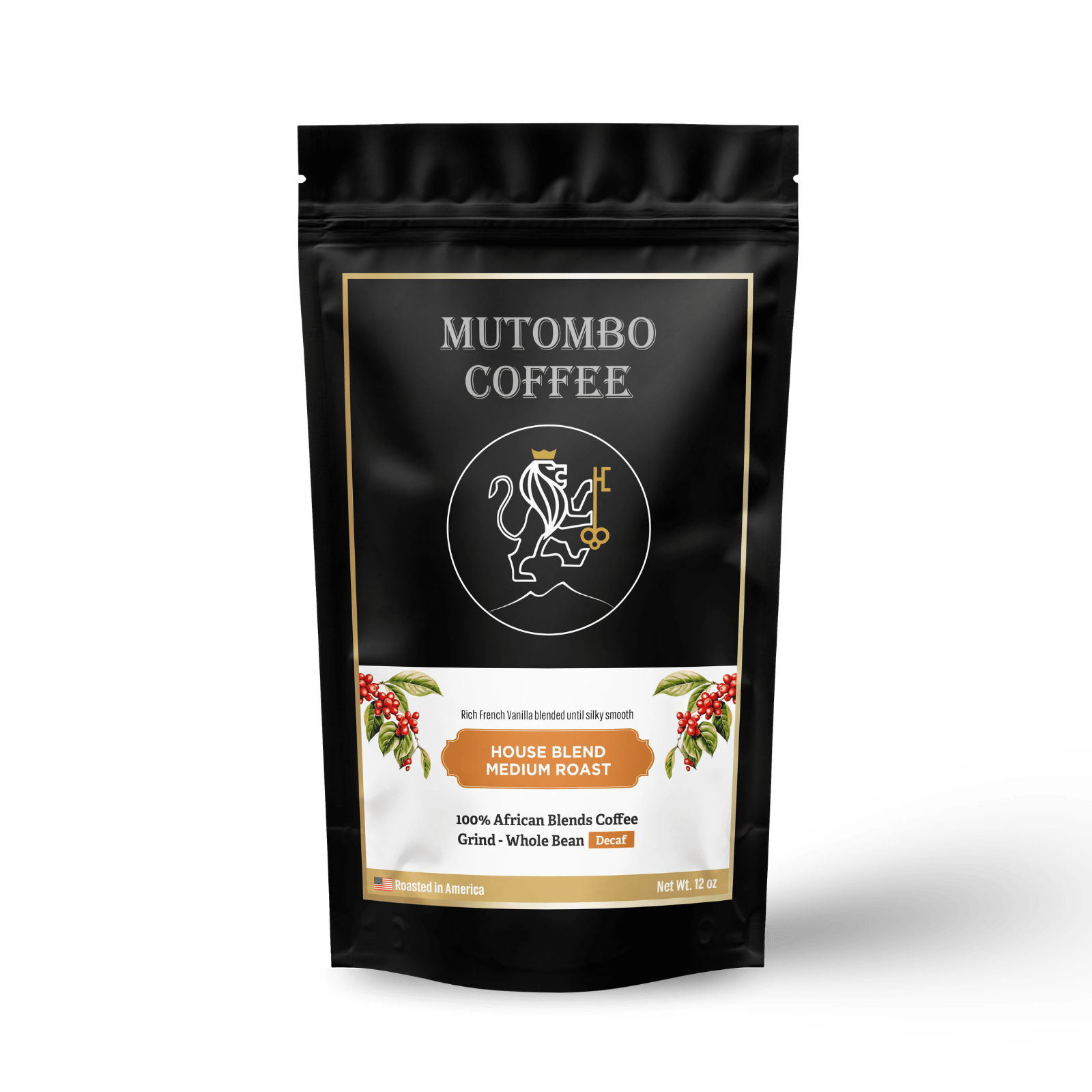 Mutombo Coffee House Blend, 12 oz. - Mutombo Coffee
