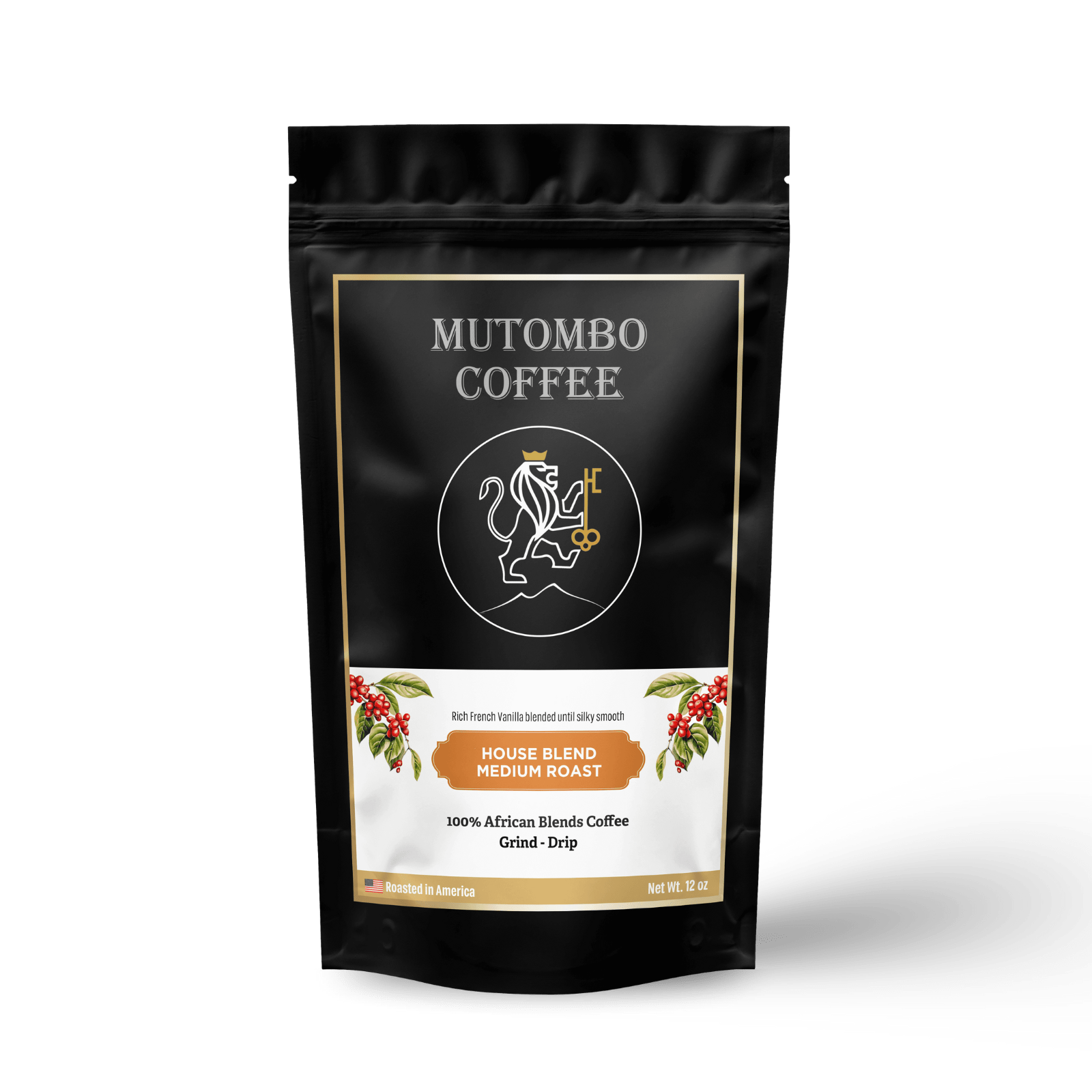 Mutombo Coffee House Blend, 12 oz. - Mutombo Coffee