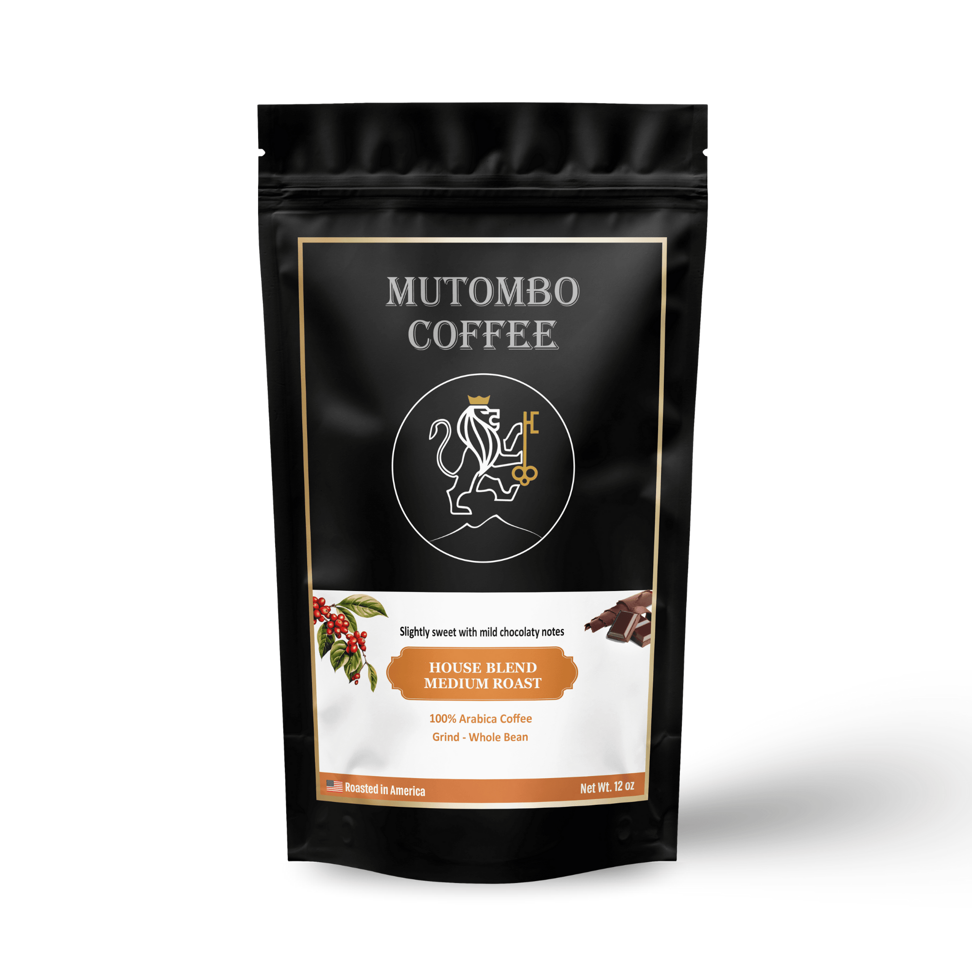 Mutombo Coffee House Blend 12 oz. - Mutombo Coffee