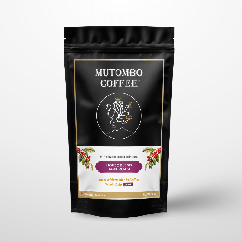 Mutombo Coffee House Blend, 12 oz. - Mutombo Coffee