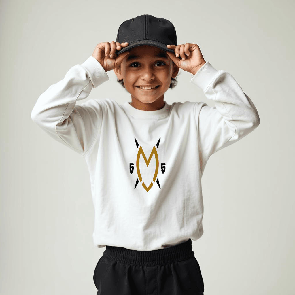 Mutombo Coffee Long Sleeve Shield Logo T-Shirt - Mutombo Coffee