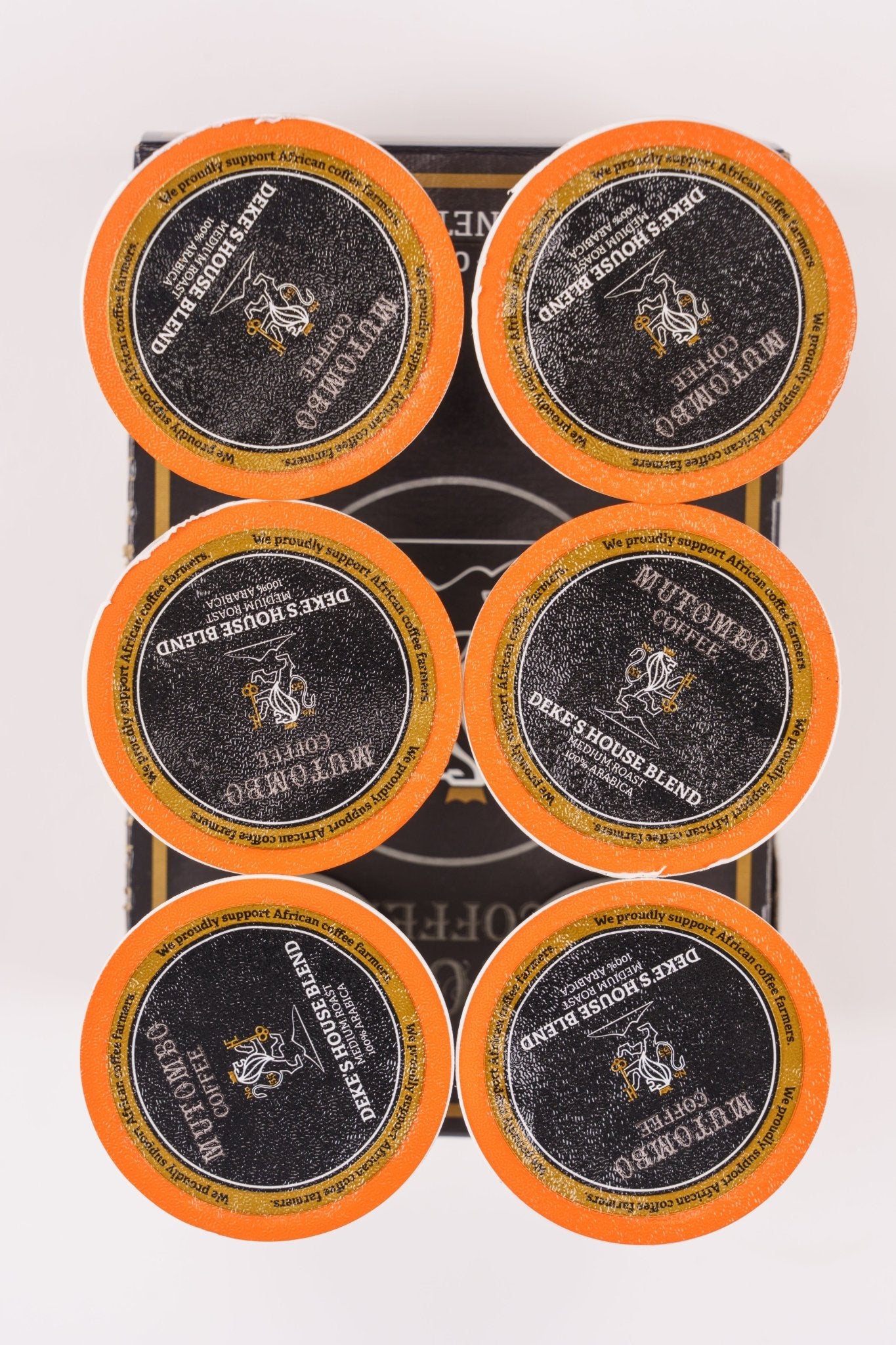 Deke's House Blend - Medium Roast K-Cups® Compatible - Mutombo Coffee