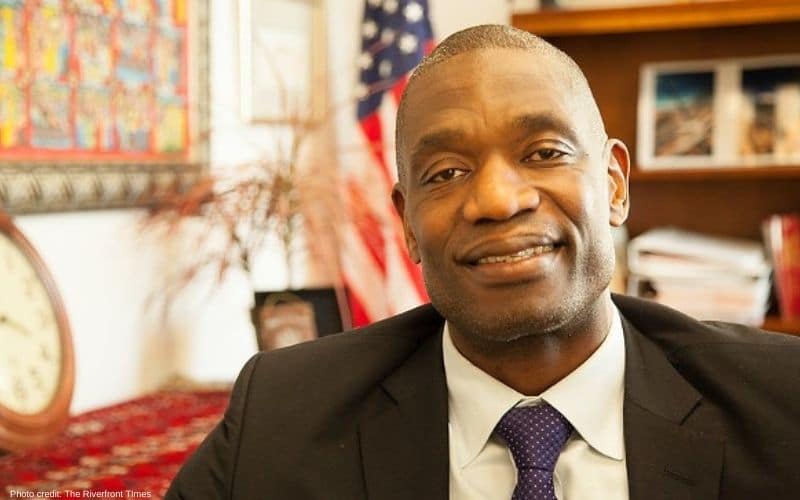 NBA Hall of Famer Dikembe Mutombo Talking Coffee in St. Louis, MO