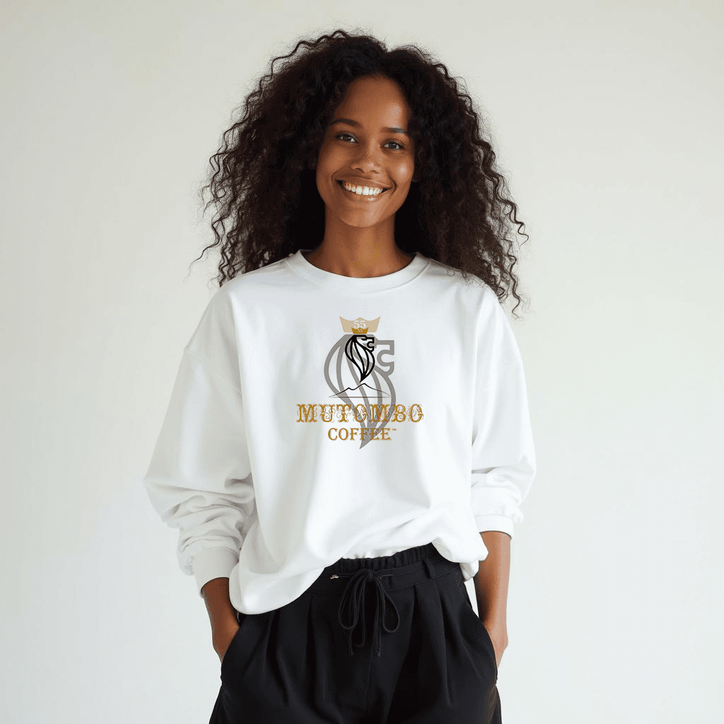 Bella Canvas, Long Sleeve, Lion Head T-Shirt - Mutombo Coffee