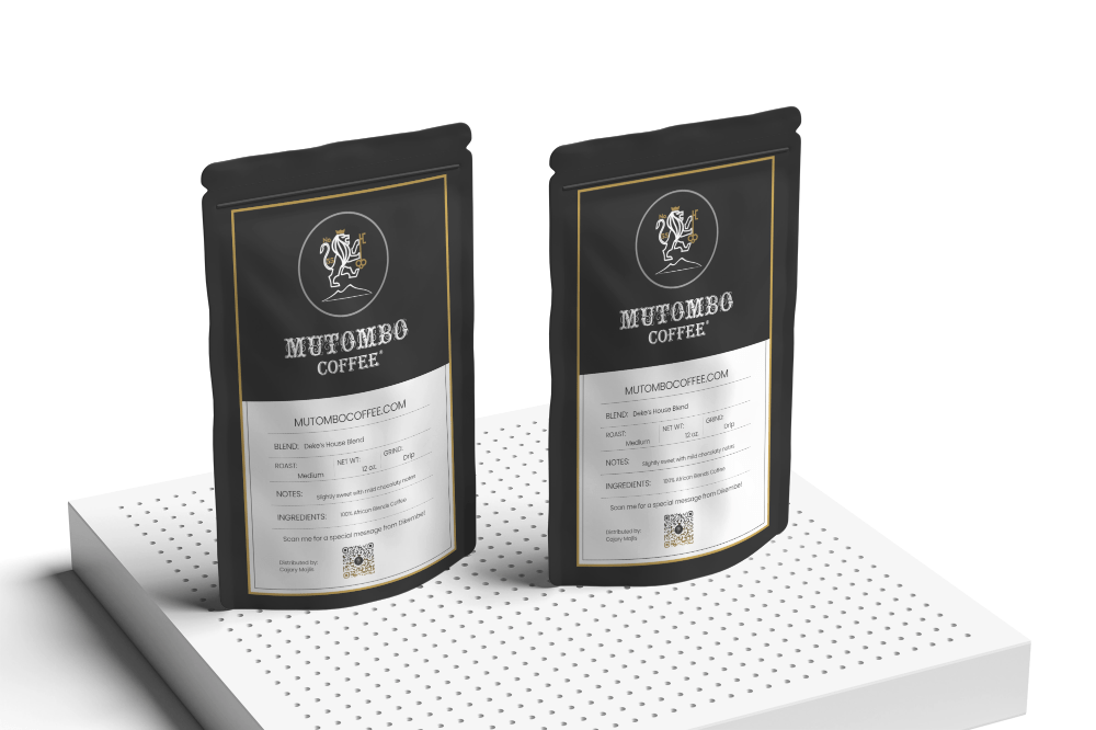 Dark Chocolate Caramel, Medium Roast Drip, Regular 12 oz. - Mutombo Coffee