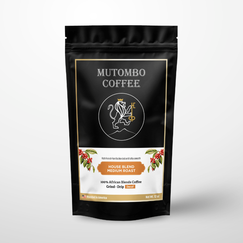 Mutombo Coffee House Blend, 12 oz. - Mutombo Coffee
