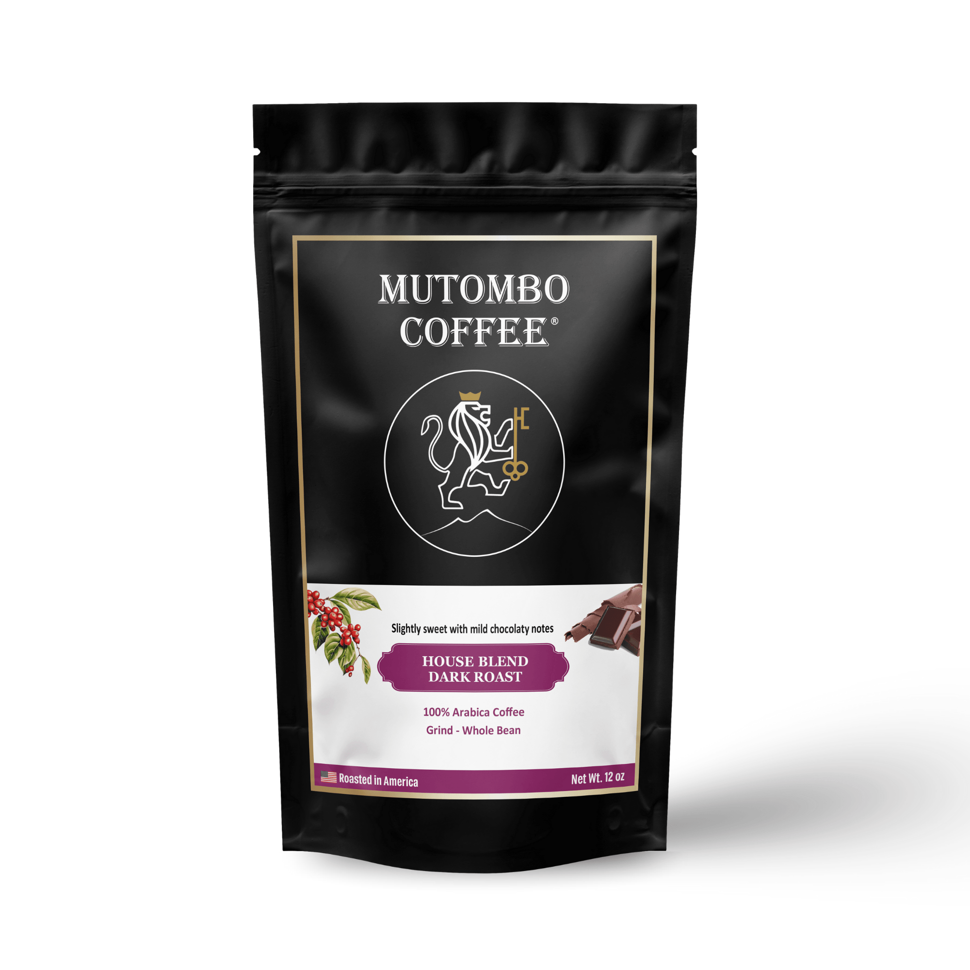 Mutombo Coffee House Blend 12 oz. - Mutombo Coffee