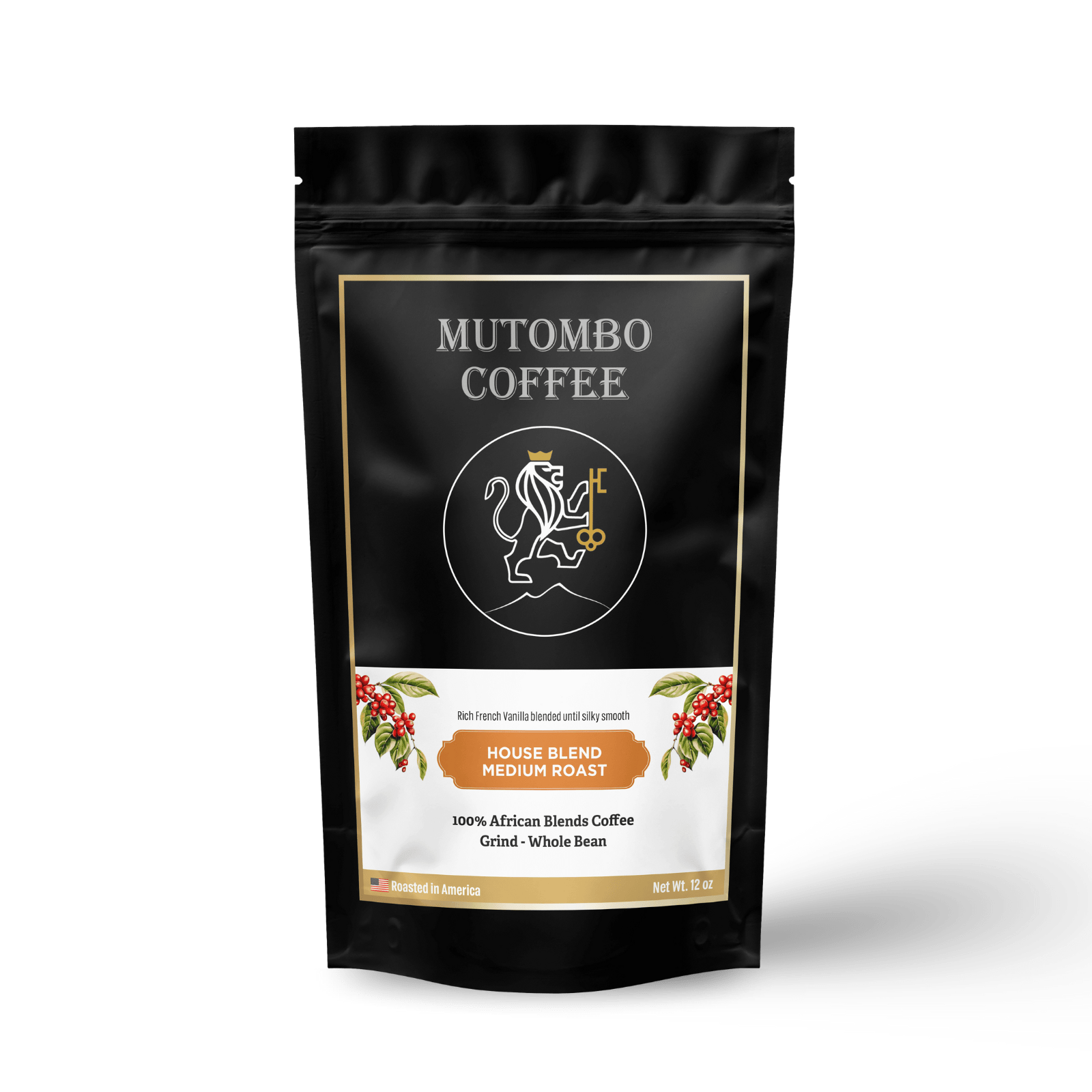 Mutombo Coffee House Blend, 12 oz. - Mutombo Coffee