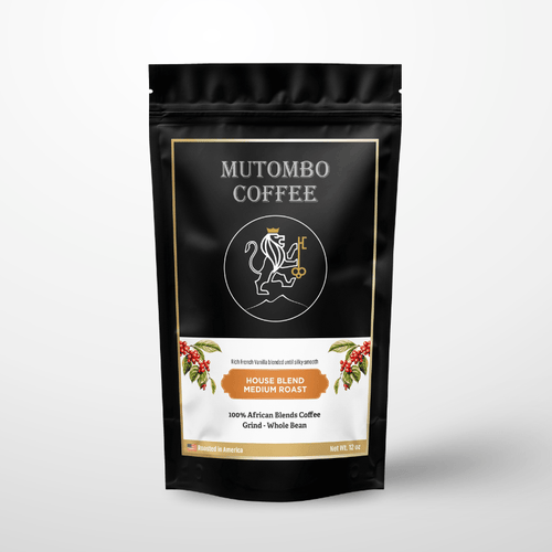 Mutombo Coffee House Blend, 12 oz. - Mutombo Coffee