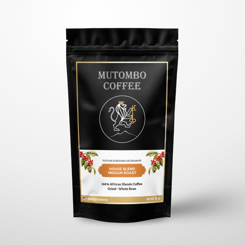 Mutombo Coffee House Blend, 12 oz. - Mutombo Coffee