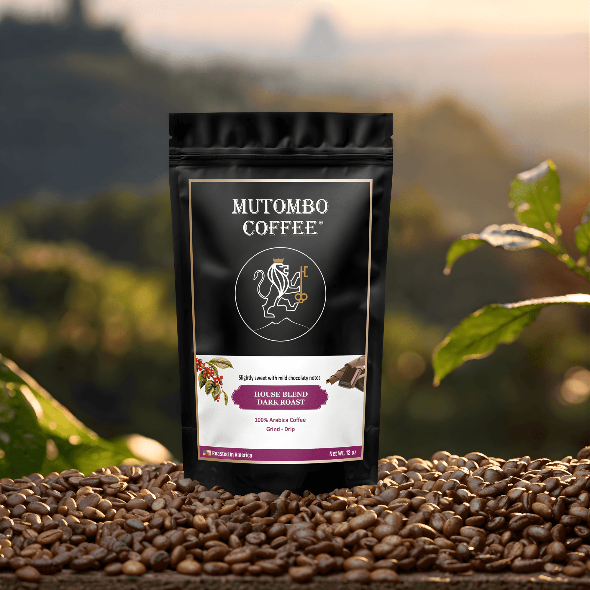 Mutombo Coffee House Blend 12 oz. - Mutombo Coffee
