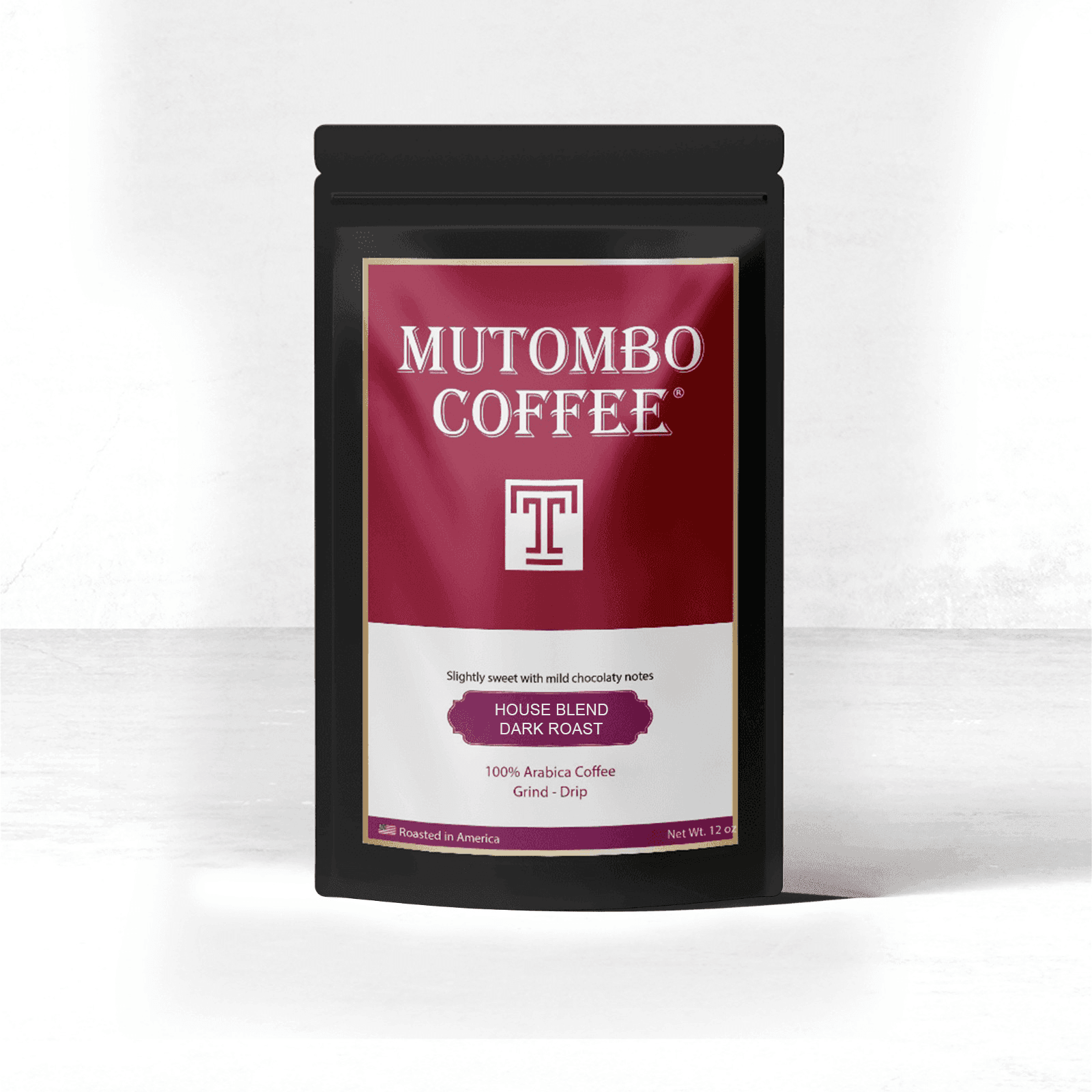 Mutombo Coffee House Blend Customized Temple University 12 oz. Coffee Bags - Mutombo Coffee