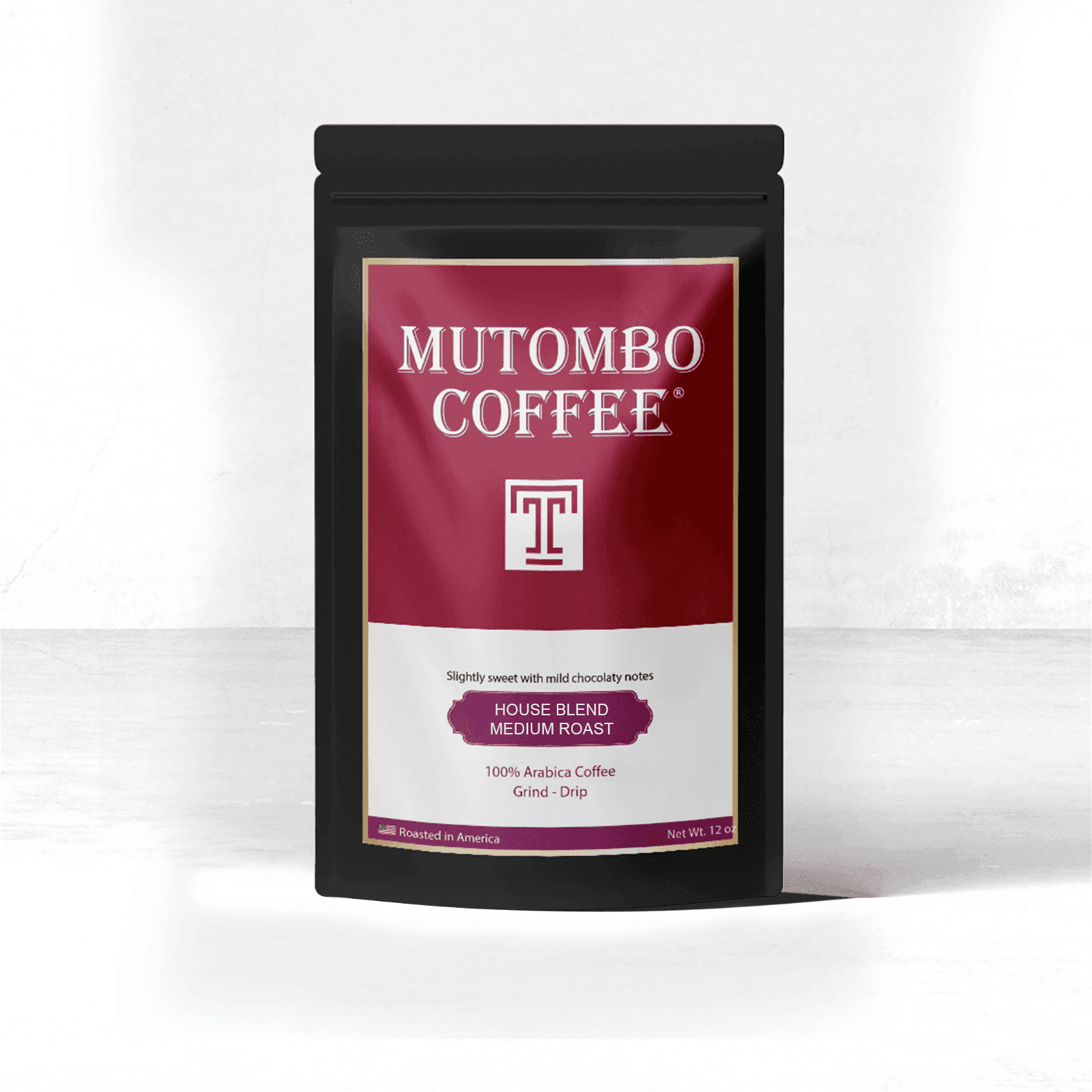 Mutombo Coffee House Blend Customized Temple University 12 oz. Coffee Bags - Mutombo Coffee