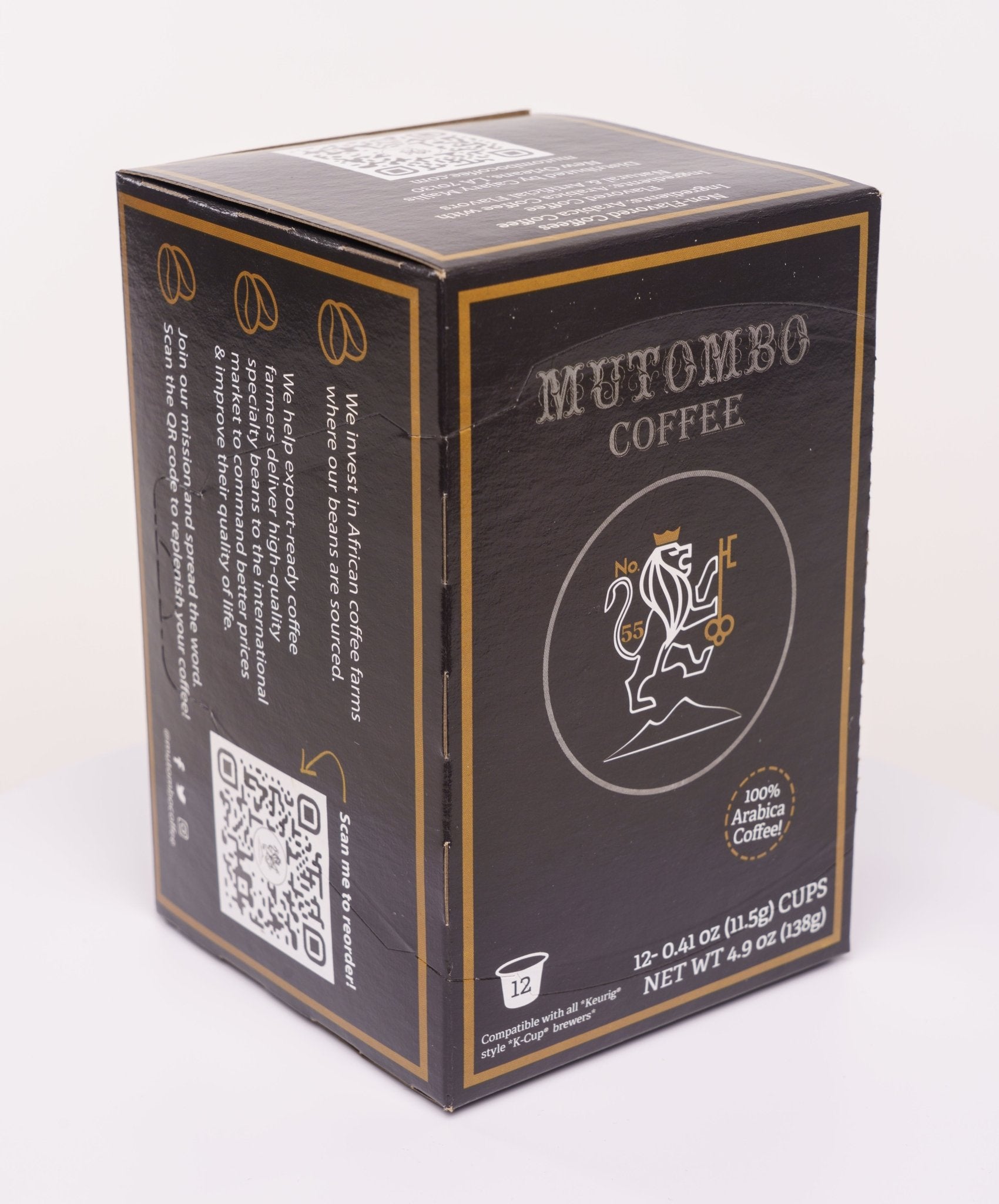 Deke's House Blend - Medium Roast K-Cups® Compatible - Mutombo Coffee