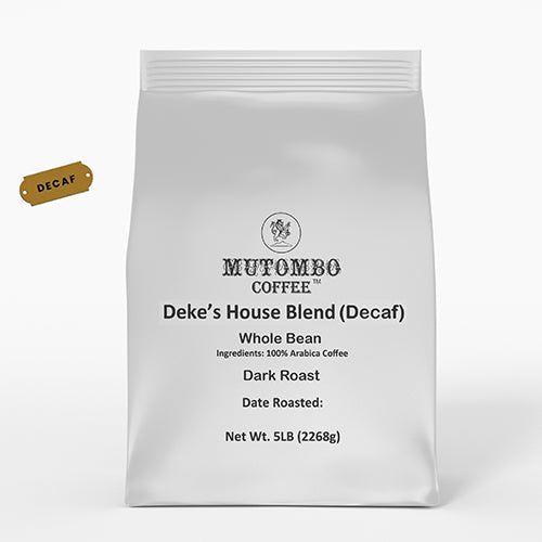Deke's House Blend (Preferred Partners Only) - 5 lb. - Mutombo Coffee