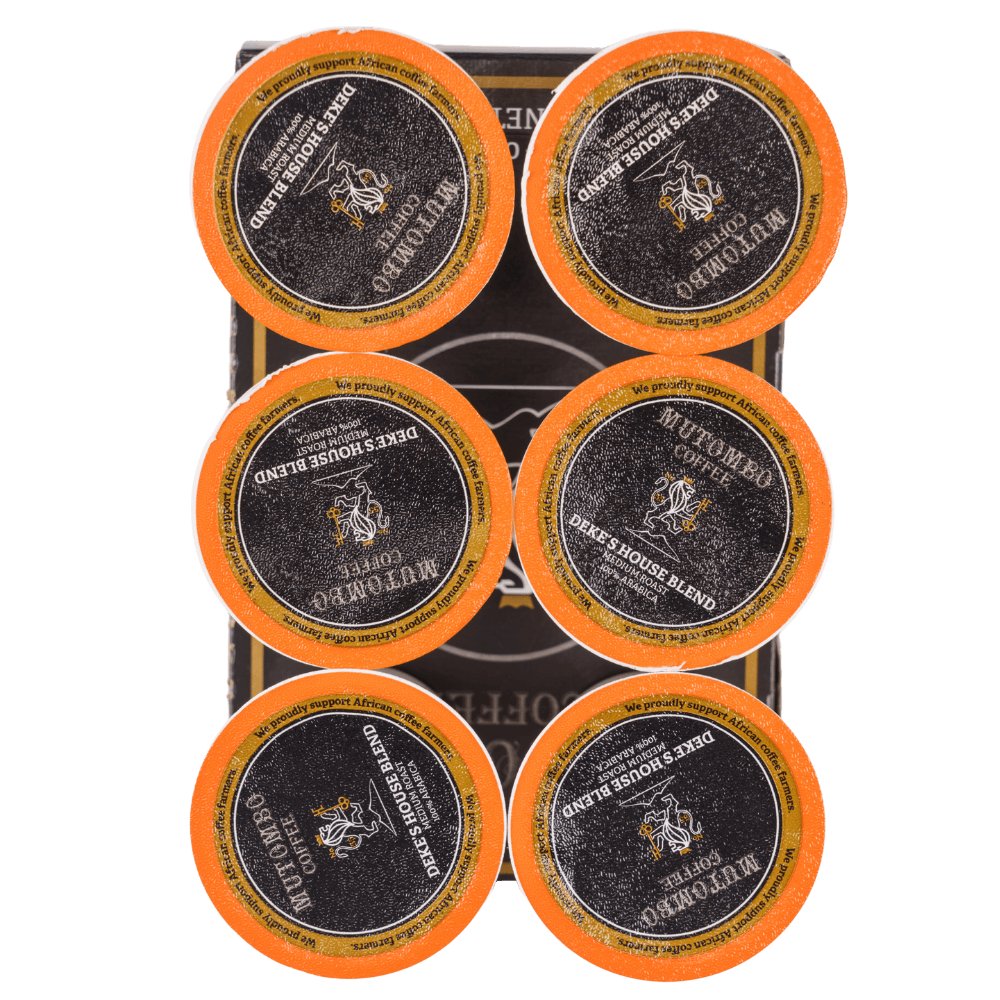 K-Cup Compatible - 1 Case = 6 Cartons of 12 Cups (72 Cups Total) - Mutombo Coffee
