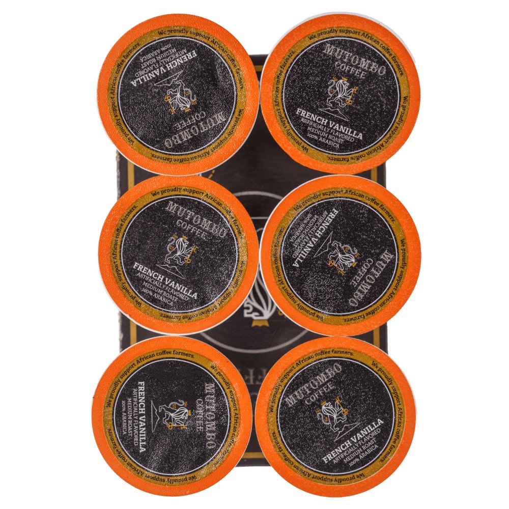 K-Cup Compatible - 1 Case = 6 Cartons of 12 Cups (72 Cups Total) - Mutombo Coffee